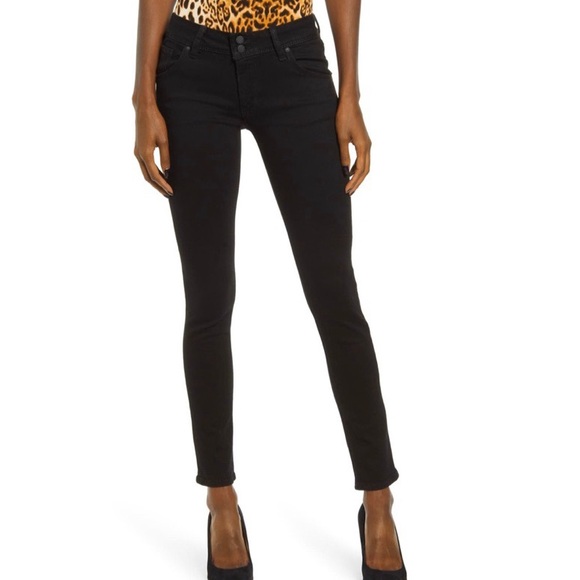 Hudson Jeans Denim - Hudson ankle Nicole skinny black jeans size 28